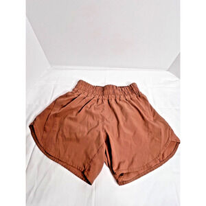 Womens Love Tree Running Shorts Coral Small Pull On Athletic Pant - Mesh - S